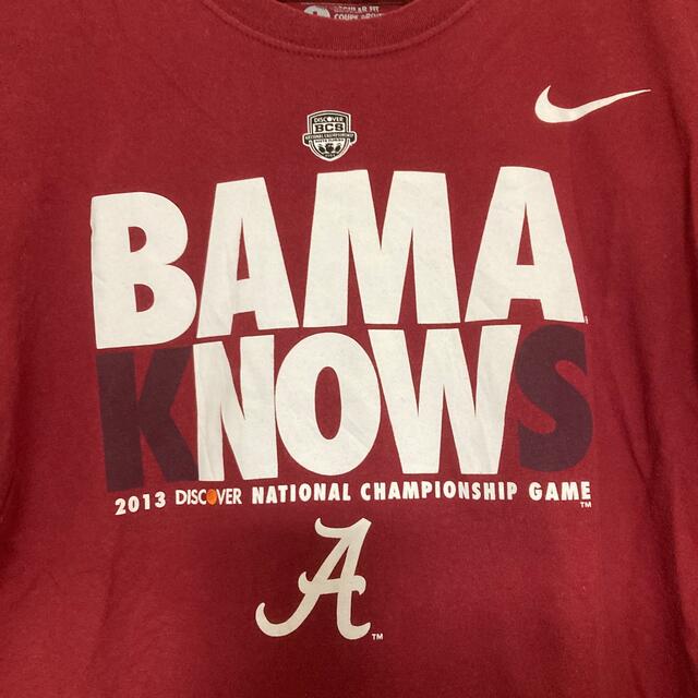 NIKE(ナイキ)のNIKE  古着 BAMA KNOWS Tシャツ L メンズのトップス(Tシャツ/カットソー(半袖/袖なし))の商品写真