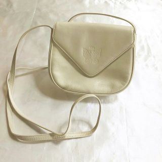 ハナエモリ(HANAE MORI)のヴィンテージ ハナエ モリ レザー ミニショルダーバッグ ポーチバッグ(ショルダーバッグ)