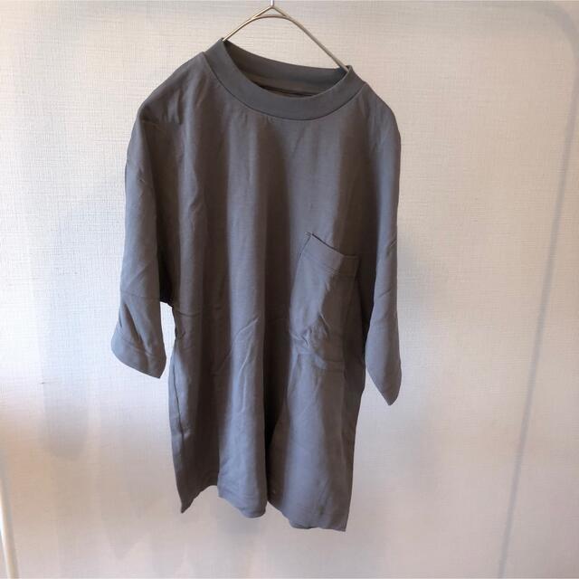 MUJI (無印良品)(ムジルシリョウヒン)の無印Tシャツ　チャコールグレー レディースのトップス(Tシャツ(半袖/袖なし))の商品写真