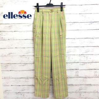 ellesse ◇エレッセ レトロ チェックパンツ スラックス 韓国