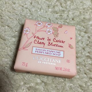 ロクシタン(L'OCCITANE)のロクシタン バスソープ チェリーブロッサム 化粧石鹸 美品 新品(洗顔料)