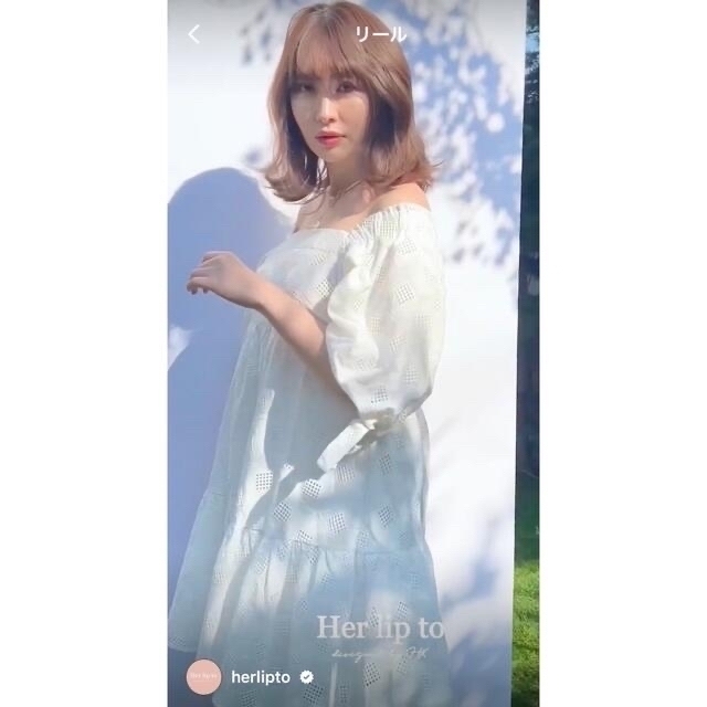 Her lip to(ハーリップトゥ)のHerlipto Beach Walk Dress おまけ付き❗️ レディースのワンピース(ひざ丈ワンピース)の商品写真