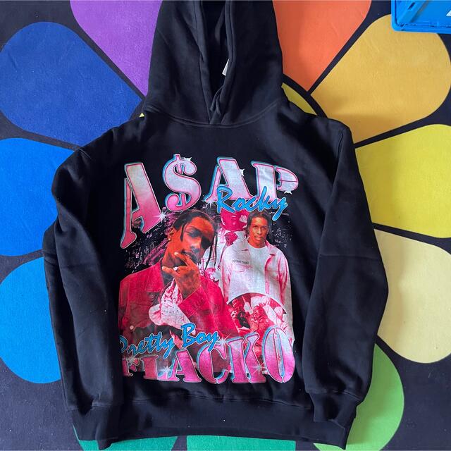 ASAP ROCKY グラフィックパーカー