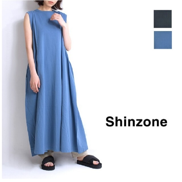 Shinzone(シンゾーン)のシンゾーン:フレアドレス、ワンピース新品 レディースのワンピース(ロングワンピース/マキシワンピース)の商品写真