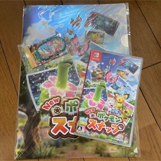 ニンテンドウ(任天堂)のNew ポケモンスナップ Switch 購入特典付き(家庭用ゲームソフト)