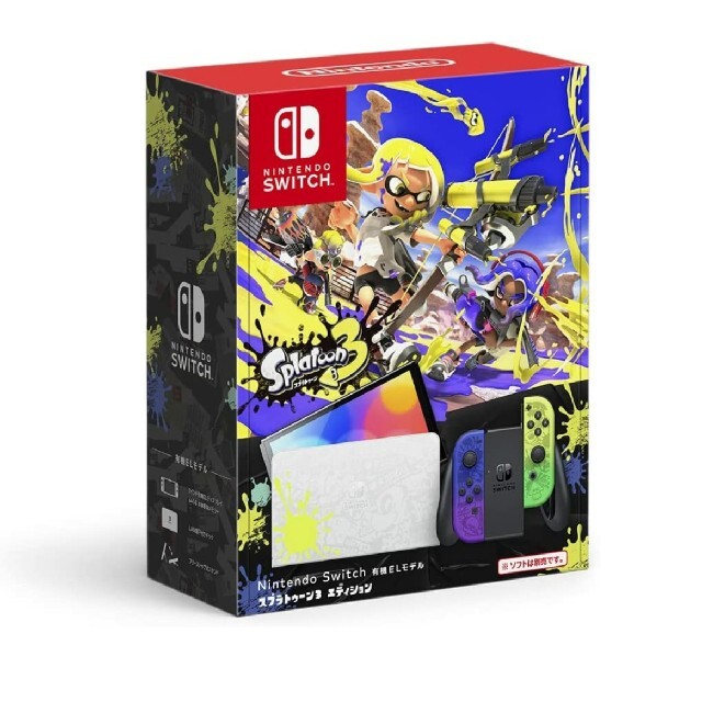 Nintendo Switch（有機ELモデル） スプラトゥーン3エディション家庭用ゲーム機本体