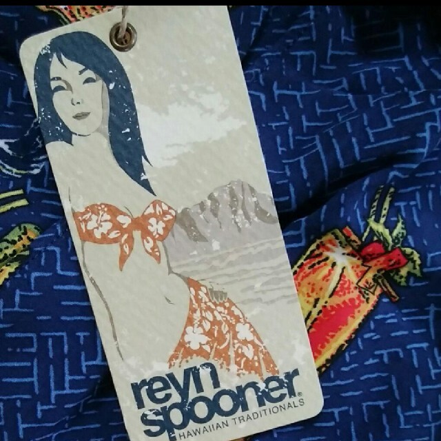 Reyn Spooner(レインスプーナー)の新品 M レインスプーナー アロハシャツ ロイヤルブルー メンズのトップス(シャツ)の商品写真