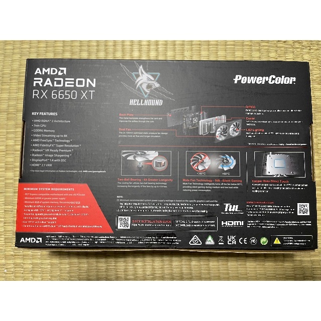 新品】PowerColor Radeon RX6650XT グラボ GPU - PCパーツ