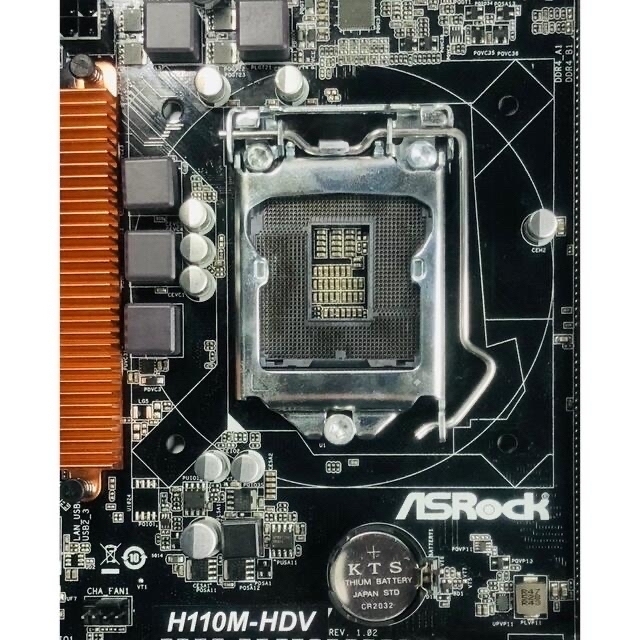 ASRockマザーボードH110M Intel LGA1151 スマホ/家電/カメラのPC/タブレット(PCパーツ)の商品写真