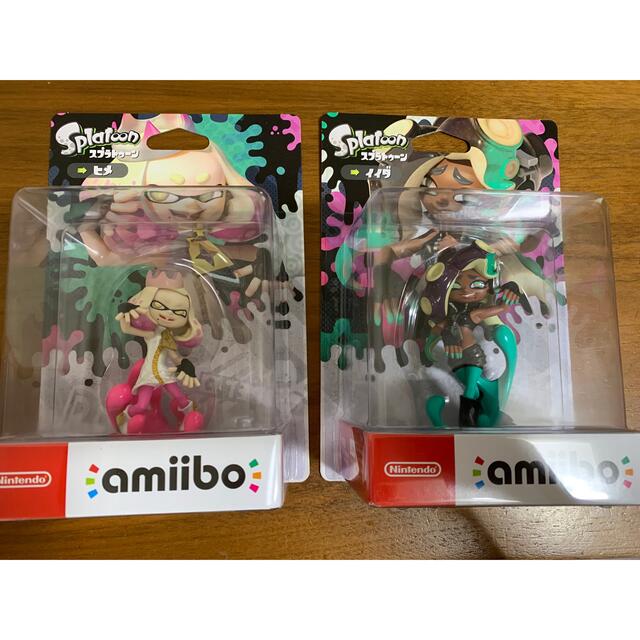 任天堂(ニンテンドウ)のスプラトゥーン　アミーボ　amiibo ヒメ　イイダ　セット エンタメ/ホビーのフィギュア(ゲームキャラクター)の商品写真