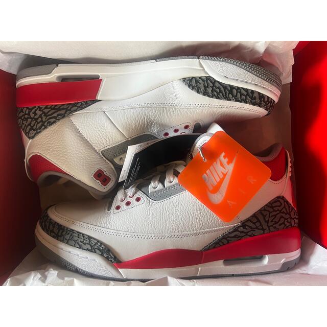 ナイキNike Air Jordan 3 OG "Fire Red"  28.5㎝