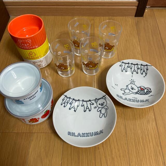 新品未開封 すみっコぐらし リラックマ 食器 グラス 6点セット まとめ売り