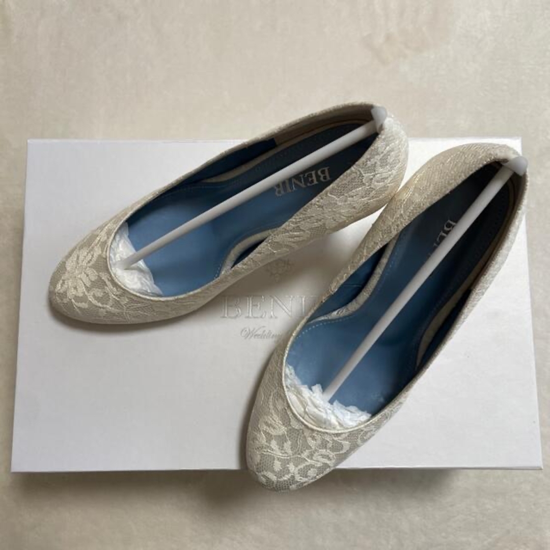 haruka様専用BENIR wedding shoes  33 22.0cm レディースの靴/シューズ(ハイヒール/パンプス)の商品写真