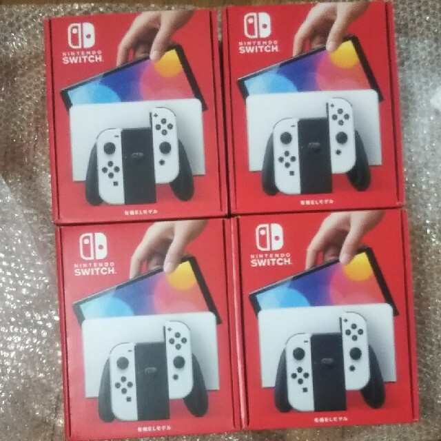 新品、未使用 任天堂Switch有機ELホワイト×4