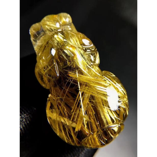 ⭐︎【極上品】貔貅 タイチンクオーツ 置物 368g - 置物 ⭐︎【極上品】貔貅 タイチンクオーツ 置物 368g - 置物