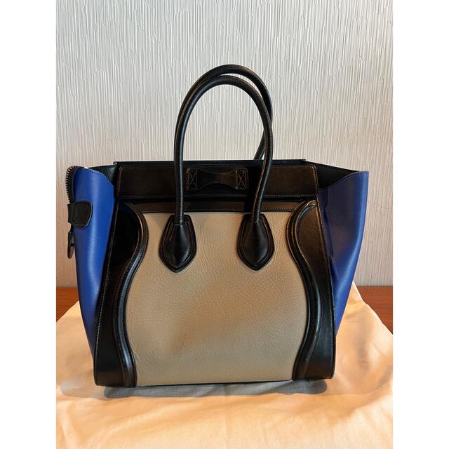 celine(セリーヌ)のCELINE(セリーヌ) Luggageラゲージ　マイクロ　トリコロール レディースのバッグ(ハンドバッグ)の商品写真