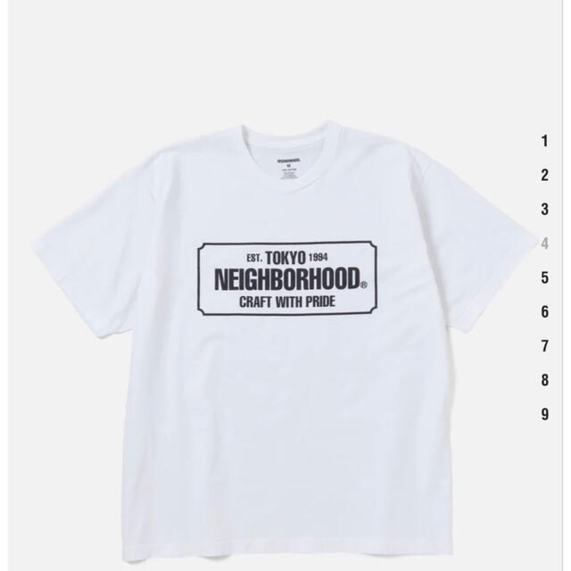 neighborhood 新作　完売品　ホワイト　Lサイズ