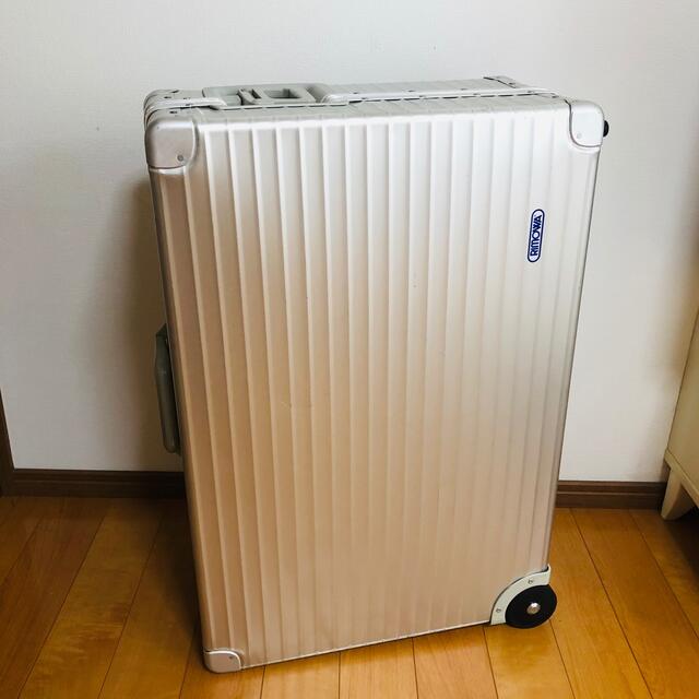 【傷少なめ】RIMOWA リモワ OPAL スーツケース 80L相当　鍵2本付き