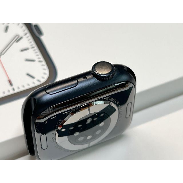 Apple Watch 7 41mm アルミニウム ミッドナイト スポーツバンド