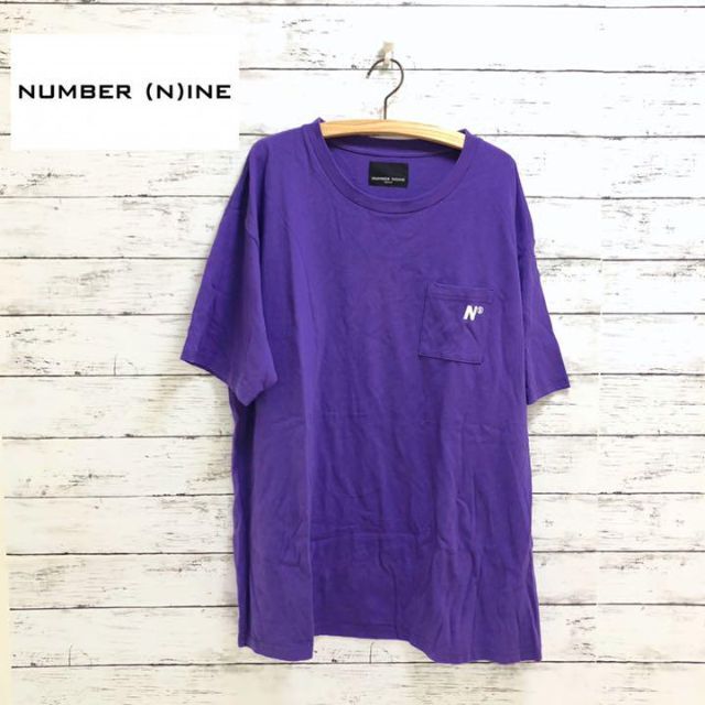 NUMBER (N)INE(ナンバーナイン)のNUMBER (N)INE ◆ ナンバーナイン　ポケットTシャツ　紫 メンズのトップス(Tシャツ/カットソー(半袖/袖なし))の商品写真