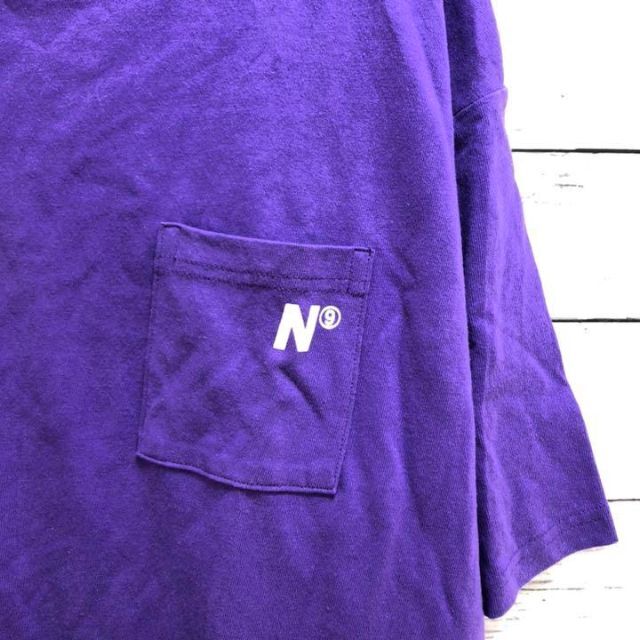 NUMBER (N)INE(ナンバーナイン)のNUMBER (N)INE ◆ ナンバーナイン　ポケットTシャツ　紫 メンズのトップス(Tシャツ/カットソー(半袖/袖なし))の商品写真