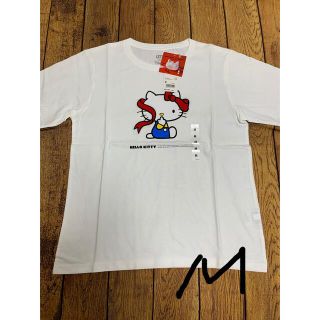 ハローキティ(ハローキティ)のユニクロ×吉田ユニ　コラボ Tシャツ ハローキティ　M 白(Tシャツ(半袖/袖なし))