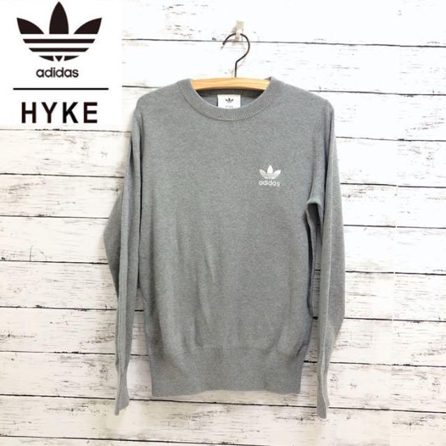 HYKE × adidas Originals ロゴ コットンニット セーター