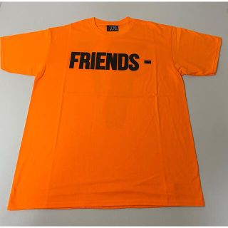 新品 VLONE FRIENDS SS TEE ORANGExBLACK L