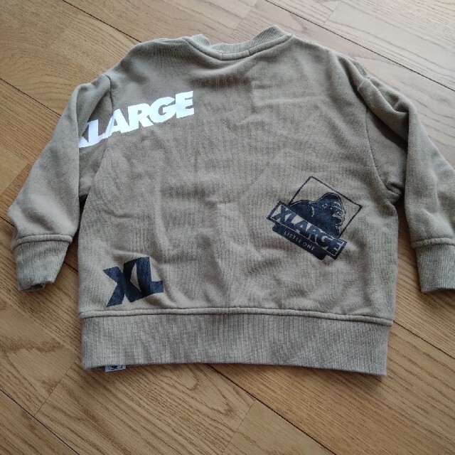 XLARGE(エクストララージ)のｴｸｽﾄﾗﾗｰｼﾞ☆ｷｯｽﾞ　ﾄﾚｰﾅｰ キッズ/ベビー/マタニティのキッズ服男の子用(90cm~)(Tシャツ/カットソー)の商品写真