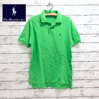 ポロラルフローレン(POLO RALPH LAUREN)のPOLO ◆ラルフローレン　レギュラーポニー　ポロシャツ　グリーン　パープル(ポロシャツ)