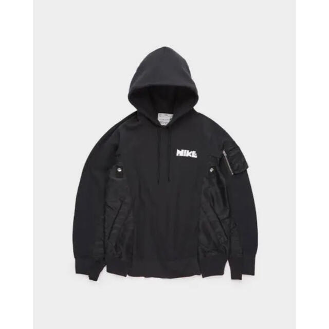 sacai(サカイ)のsacai Nike Hoodie "Black"スウェット フーディ  M メンズのトップス(パーカー)の商品写真