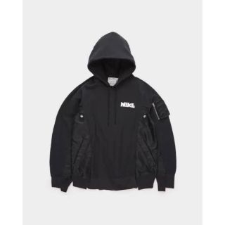 サカイ(sacai)のsacai Nike Hoodie "Black"スウェット フーディ  M(パーカー)