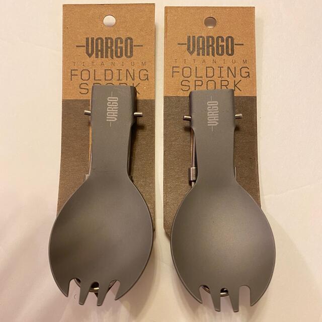 Vargo Folding Spork  2つ売り　(バーゴ) スポーツ/アウトドアのアウトドア(調理器具)の商品写真