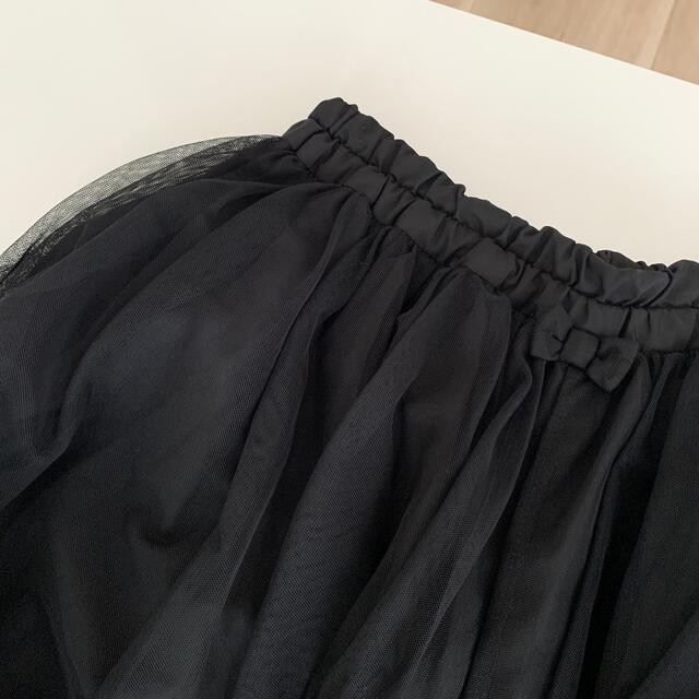 GU(ジーユー)のGU チュール キュロットスカート　 キッズ/ベビー/マタニティのキッズ服女の子用(90cm~)(スカート)の商品写真