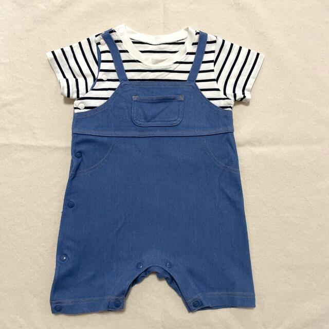 GU(ジーユー)のGU baby セパオール 70サイズ 3枚セット キッズ/ベビー/マタニティのベビー服(~85cm)(カバーオール)の商品写真