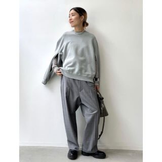 アパルトモンドゥーズィエムクラス(L'Appartement DEUXIEME CLASSE)のL'Appartement GENTLEMAN PANTS 34 グレー (サルエルパンツ)