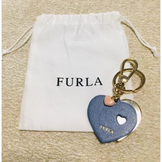 バッグにも Furla バッグチャーム ブラック ホワイトの通販 by Pinky