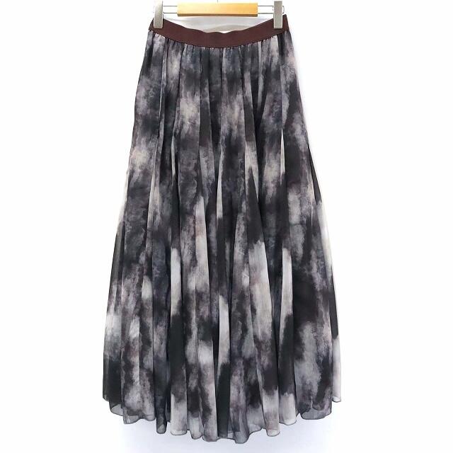 アヤン ayane 21SS ぼかし プリントフレアスカート 831602 38 | eloit.com