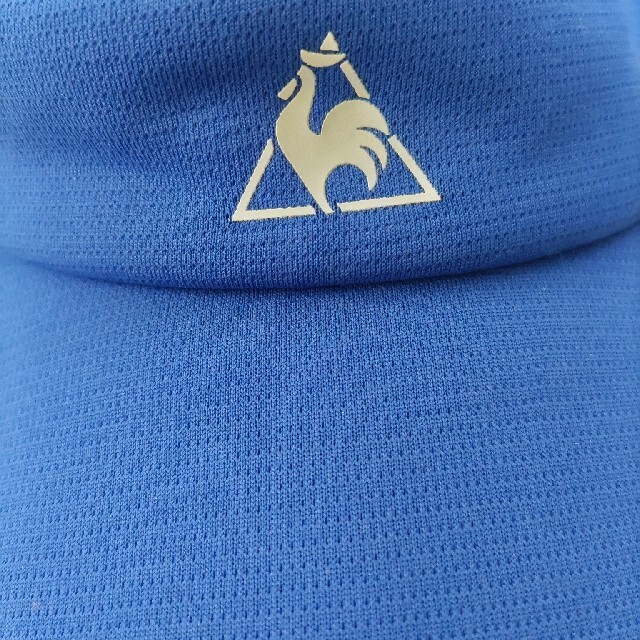 le coq sportif(ルコックスポルティフ)の⭐ルコックスポルティフ　サンバイザー　ブルー スポーツ/アウトドアのゴルフ(その他)の商品写真