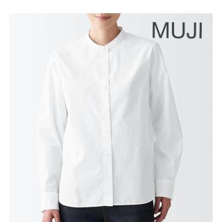 ムジルシリョウヒン(MUJI (無印良品))の無印良品　スタンドカラー　綿シャツ　　Ｌサイズ(シャツ/ブラウス(長袖/七分))