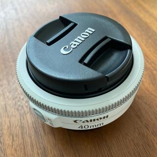 キヤノン(Canon)のCanon EF40mm  ホワイト(レンズ(単焦点))