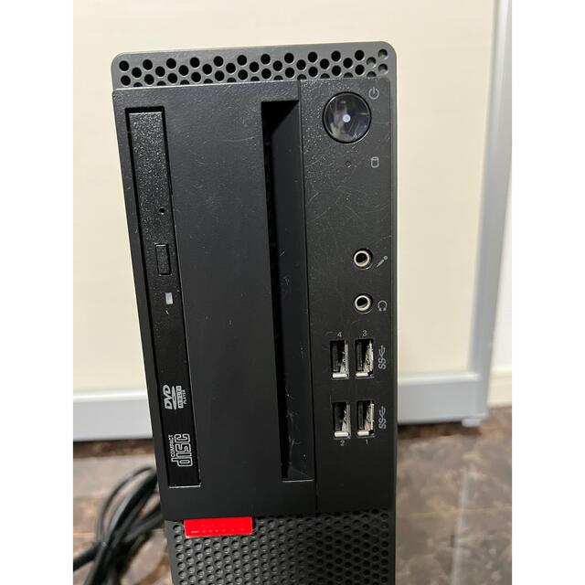 Lenovo(レノボ)の美品 中古ThinkCentre M710S リカバリUSB付 スマホ/家電/カメラのPC/タブレット(デスクトップ型PC)の商品写真