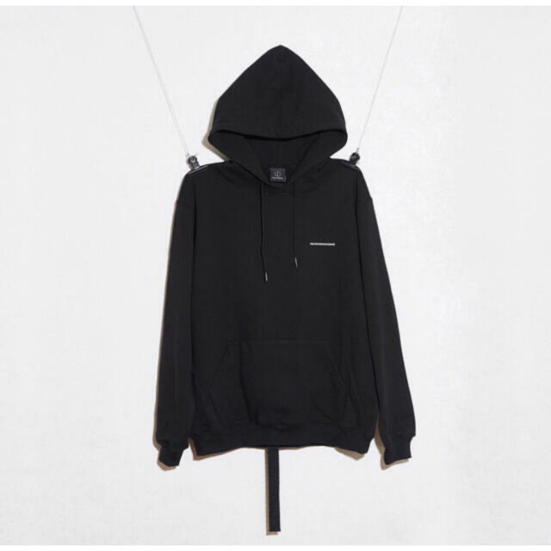 PEACEMINUSONE hoodie  BLACK