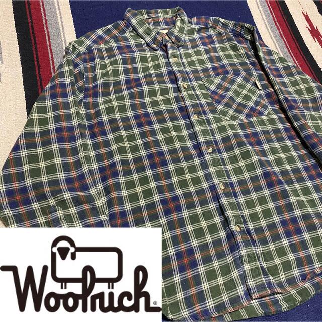 WOOLRICH - 90s 古着 ウールリッチ チェックシャツ ビッグシルエット