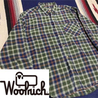 ウールリッチ(WOOLRICH)の90s 古着 ウールリッチ チェックシャツ ビッグシルエット ゆるだぼ(シャツ)