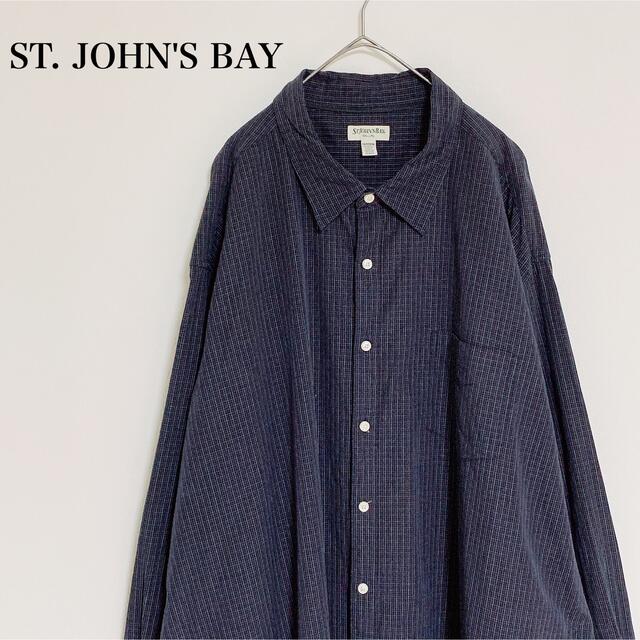 ST. JOHN'S BAY check L/S shirt 3XLtatata_shirts