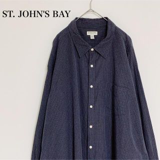 古着 ST. JOHN'S BAY check L/S shirt 3XL(シャツ)