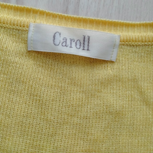 Caroll 黄色 カーディガン レディースのトップス(カーディガン)の商品写真