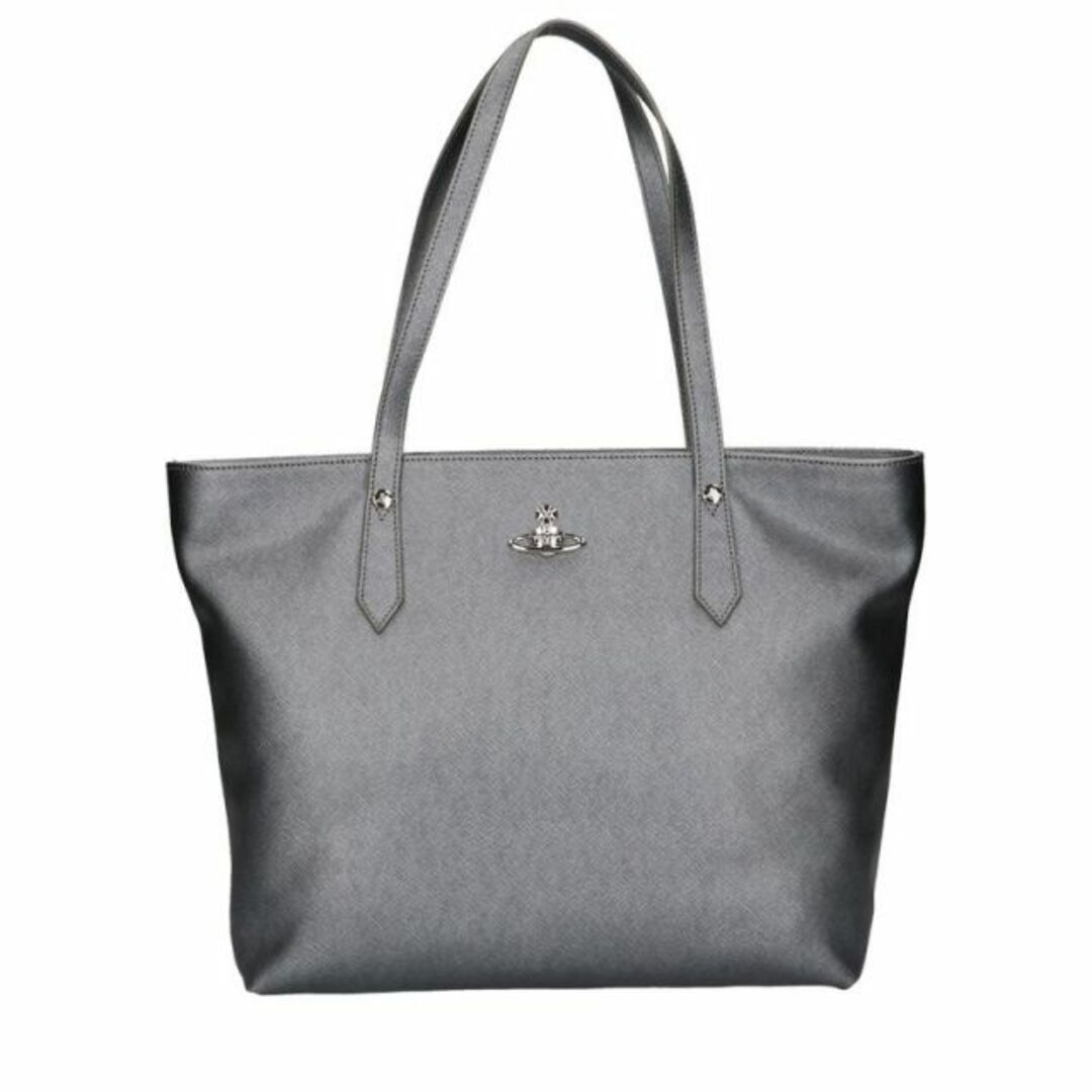 ヴィヴィアン ウエストウッド Vivienne Westwood トートバッグ 42050045-SAFFIANO ANTHRACITEハンドル長さ