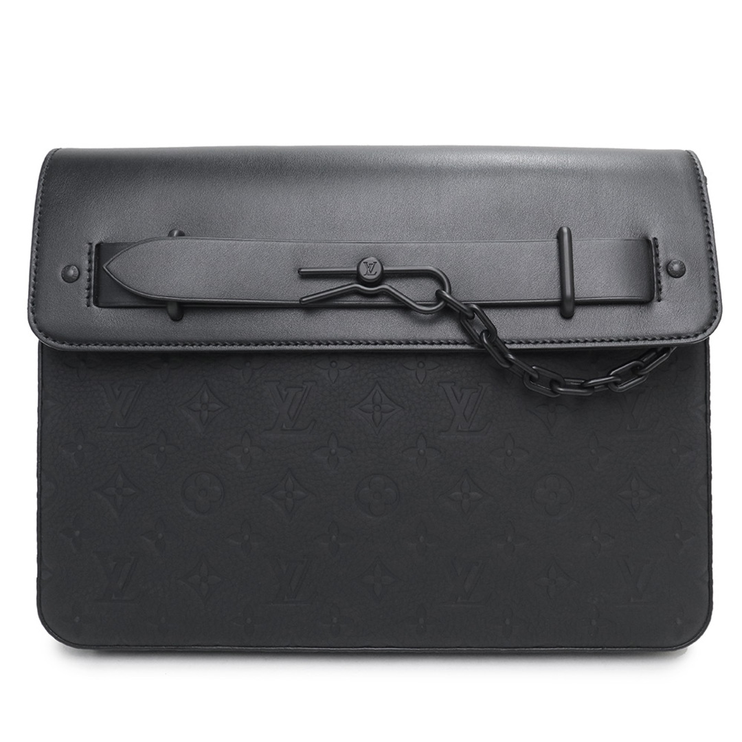 ルイ ヴィトン モノグラム ポシェット スティーマー クラッチバッグ トリヨンレザー ブラック 黒 M80140 LOUIS VUITTON（新品・未使用品）